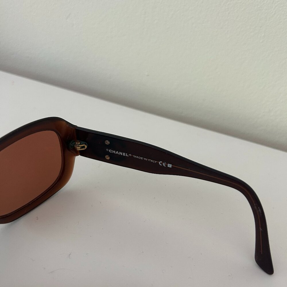 Brown Chanel 5102 Sunglasses